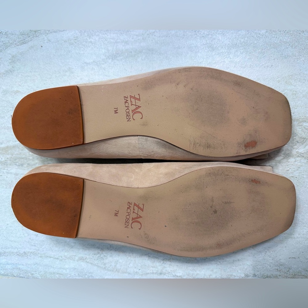 Zac Posen Vonte Ballet Flats Size 7 Tan - Picture 6 of 6